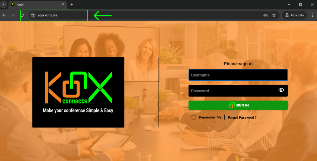 KonX Login