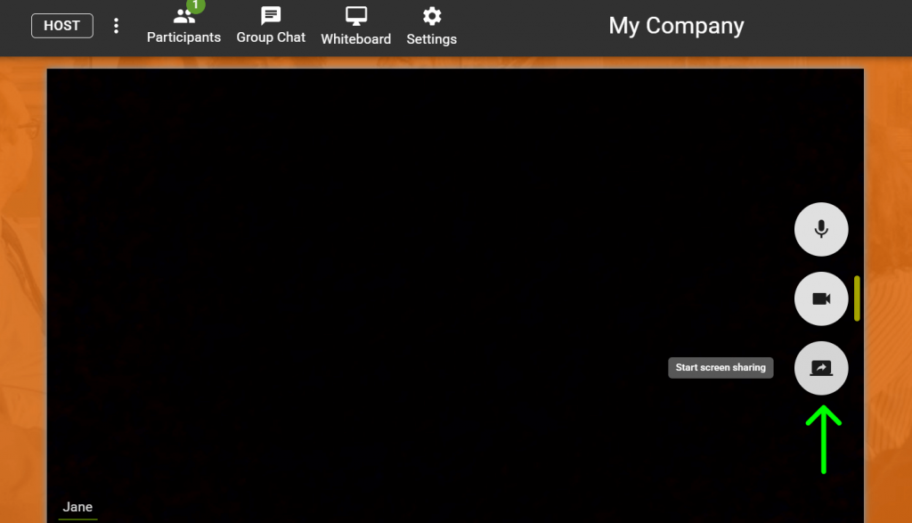 Share Screen on KonX