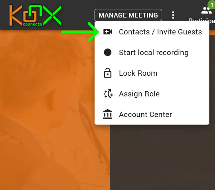 KonX - Invite Guests